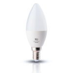 Bec LED Lumanare 6W E14 RGB TUYA Wifi+Bluetooth, PULSAR - imagine 2