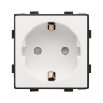 Priza schuko alb 16A, aparataj touch PULSAR NS