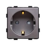 Priza schuko gri 16A, aparataj touch PULSAR NS