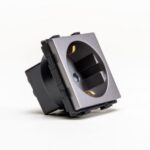 Priza schuko gri 16A, aparataj touch PULSAR NS - imagine 2