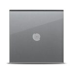 Panou gri simplu 1T Sticla, aparataj touch PULSAR NS