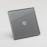 Panou gri simplu 1T Sticla, aparataj touch PULSAR NS - imagine 2