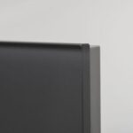 Panou gri simplu 2T sticla, aparataj touch PULSAR NS - imagine 5