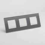 Rama 3P gri, aparataj touch PULSAR NS - imagine 2