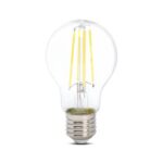 Bec LED filament A60 4W E27 6400K, Novelite - imagine 2